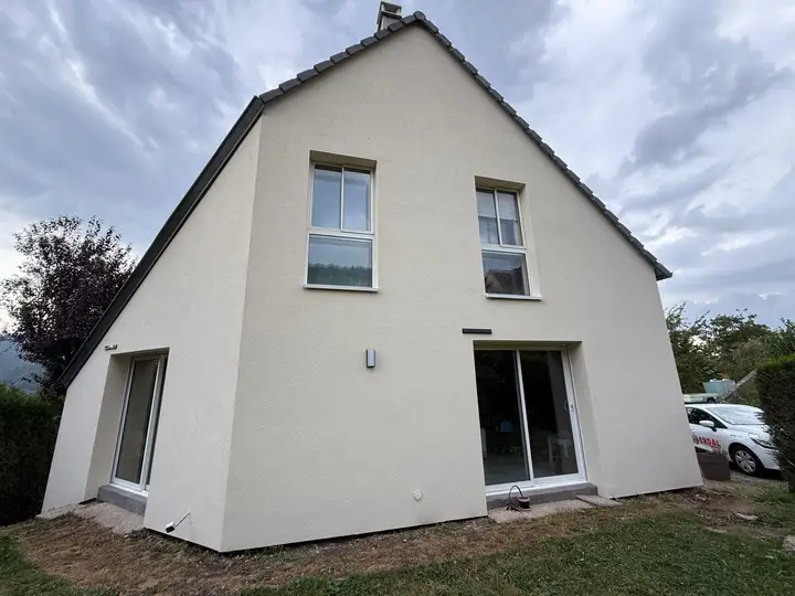 Maison à Russ après isolation par l'extérieur